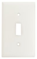 (image for) WALL PLATE TOGGLE 1GANG WHITE