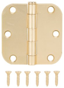 (image for) ProSource LR-703-PS Door Hinge, Steel, Satin Bronze, Loose Pin, 180 deg Range of Motion, Screw Mounting