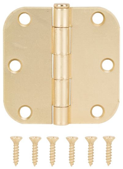 (image for) ProSource LR-703-PS Door Hinge, Steel, Satin Bronze, Loose Pin, 180 deg Range of Motion, Screw Mounting