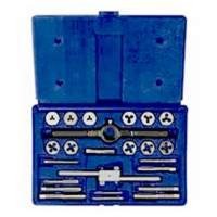 (image for) Irwin POWER-GRIP 26313 Tap and Die Set, 24-Piece, HCS, Includes: 10 mm- 1.5, 12 mm- 1.5, 12 mm- 1.75 Metric Plug Tap