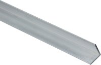 (image for) National Hardware 4203BC Series N247-304 Angle Stock, 3/4 in L Leg, 72 in L, 1/16 in Thick, Aluminum, Mill