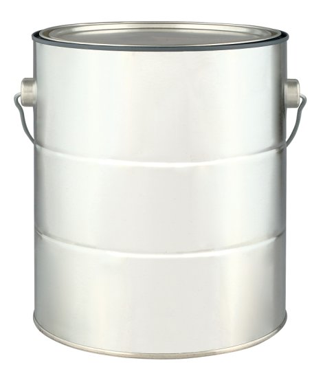 (image for) Valspar 60689 Empty Paint Can, 1 gal Capacity, Metal, Chrome
