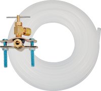 (image for) ProSource PMB-270-3LF Ice Maker Installation Kit, Brass, Plastic, Copper Saddle Valve and White Plastic Tube