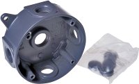 (image for) Bell Outdoor 5361-0 Weatherproof Box, 5-Outlet, Aluminum, Gray, Powder-Coated