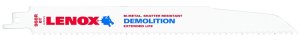 (image for) Lenox 20598966R Reciprocating Saw Blade, 1 in W, 9 in L, 6 TPI, Bi-Metal Cutting Edge