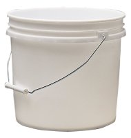 (image for) ENCORE Plastics 201215 Paint Bucket, 3.5 gal Capacity, Plastic, White