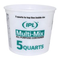 (image for) ENCORE Plastics 300403 Paint Container, For: ENCORE Plastics 300403 602.2099 and 602.2115 Lids, 5 qt, Plastic, Clear