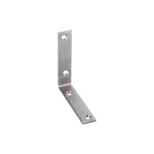 (image for) National Hardware V415 Series N348-862 Corner Brace, 4 in L, 7/8 in W, 4 in H, Stainless Steel
