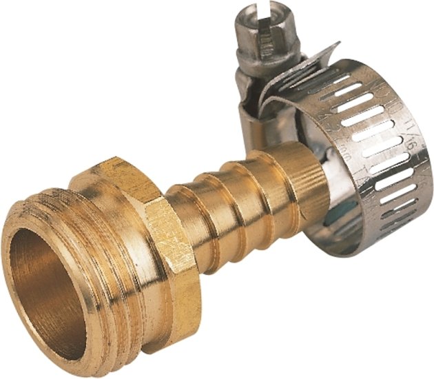 (image for) Landscapers Select GB934M3L Hose Coupling, 1/2 in, Male, Brass, Brass