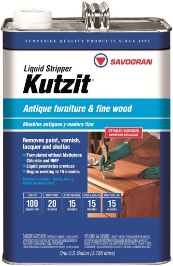(image for) Savogran 01243 Paint/Varnish Remover, Blue, 1 gal, Aromatic
