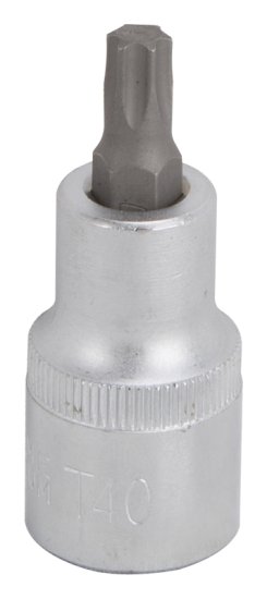 (image for) Vulcan 3505012214 Fractional Star Bit Socket, T40 Tip, Chrome