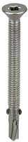 (image for) Acorn International S-WM12212G250 Screw, #12 Thread, Star Drive, Self-Tapping, Winged Point, Galvanized Steel, 250 BAG