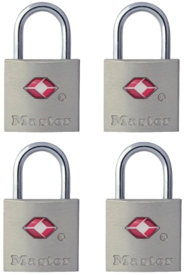 (image for) Master Lock 4683Q Padlock, Keyed Alike Key, 3/32 in Dia Shackle, Steel Shackle, Metal Body, 7/8 in W Body