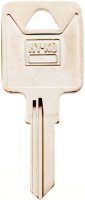 (image for) Hy-Ko 11010TM2 Key Blank, Brass, Nickel, For: Trimark Cabinet, House Locks and Padlocks, TM2 Key Number