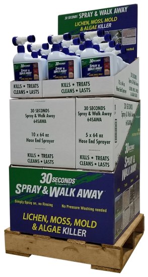 (image for) 30 Seconds Spray & Walk Away 64SAWA QPDU Cleaner, 64 oz, Liquid, Slight Sweet, Green