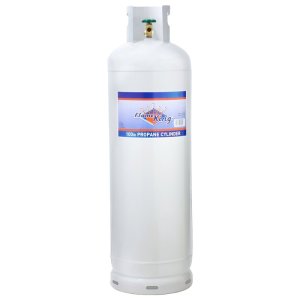 (image for) Flame King YSN100 LP Cylinder with POL Valve, 100 lb Tank, Steel