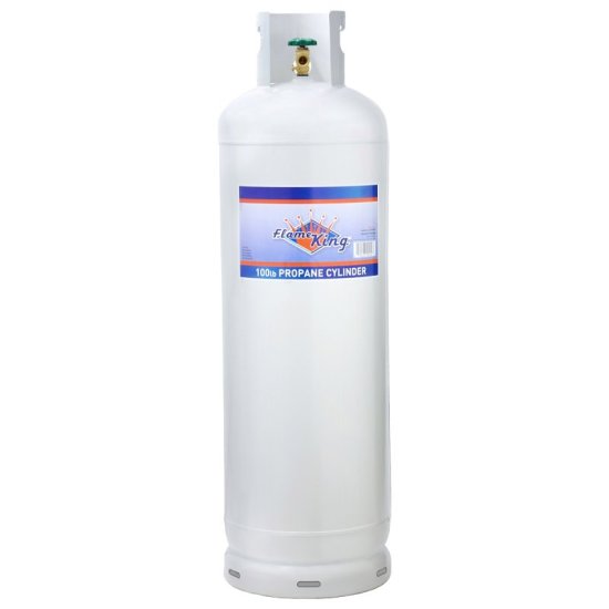 (image for) Flame King YSN100 LP Cylinder with POL Valve, 100 lb Tank, Steel