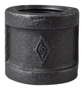 (image for) ProSource 1 BM Pipe Coupling, 1 in, FIP, Steel, SCH 40 Schedule, 300 psi Pressure