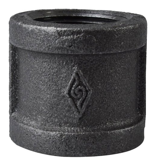 (image for) ProSource 1 BM Pipe Coupling, 1 in, FIP, Steel, SCH 40 Schedule, 300 psi Pressure