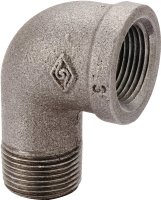 (image for) ProSource 6-1-1/2B Street Pipe Elbow, 1-1/2 in, FIP x MIP, 90 deg Angle, Malleable Iron, SCH 40 Schedule