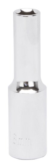 (image for) Vulcan MT6500662 Drive Socket, 8 mm Socket, 3/8 in Drive, 6-Point, Chrome Vanadium Steel, Chrome