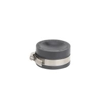 (image for) ProSource TC-2 Test Cap, 2 in Connection, Capping Pipe Ends, PVC, Black, 2 in Pipe