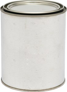 (image for) Valspar 27318 Empty Paint Can, 1 qt Capacity, Metal, Silver