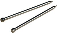 (image for) Hillman 122510 Wire Brad, 1 in L, Steel, Bright, Smooth Shank