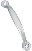 (image for) National Hardware N117-721 Door Pull, 4-3/4 in H, Steel, Galvanized