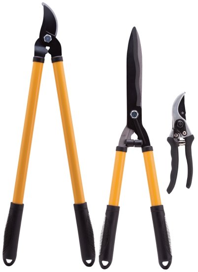 (image for) Landscapers Select GG-SET2 Pruner/Lopping Shear Set, 23 By-Pass Lopper: 1-1/4 8 By-Pass Pruner: 1/2 in Cutting Capacity