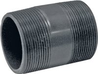 (image for) Genova 300 Series P-2-3 Pipe Nipple, 2 in, MIP, PVC, Gray, SCH 80 Schedule, 3 in L
