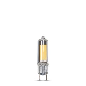 (image for) Feit Electric BP20G8.6/830/LED LED Bulb, Specialty, T4 Lamp, 20 W Equivalent, G8.6 Lamp Base, Dimmable, Clear