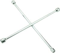 (image for) ProSource JL-AT-TGCW10123L Lug Wrench, Hex Socket, 11/16, 3/4, 13/16 and 7/8 in Socket, 20 in L, Carbon Steel