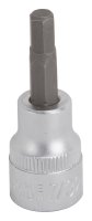 (image for) Vulcan 3506005720 Fractional Hex Bit Socket, 7/32 in Tip, 3/8 in Drive, Chrome, 1-7/8 in OAL