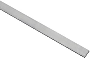 (image for) National Hardware 4202BC Series N247-247 Flat Bar, 1 in W, 72 in L, 1/4 in Thick, Aluminum, Mill