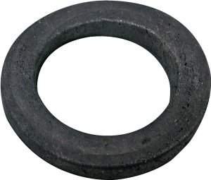 (image for) ProSource PMB-124 Overflow Washer, 3-1/4 in OD, 2-1/4 in ID and 15 mm H, 6 mm H, 3-1/4 in Dia, 13 mm Thick