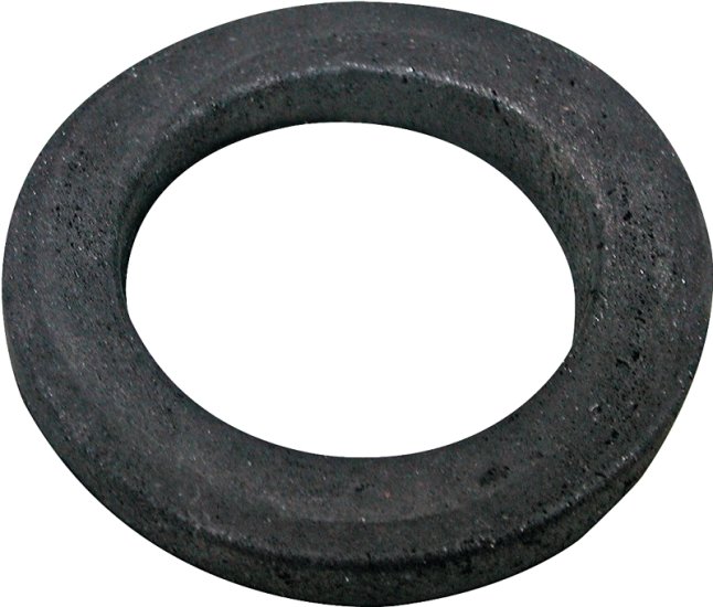 (image for) ProSource PMB-124 Overflow Washer, 3-1/4 in OD, 2-1/4 in ID and 15 mm H, 6 mm H, 3-1/4 in Dia, 13 mm Thick