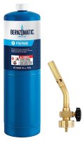 (image for) BernzOmatic UL100 Torch Kit, Includes: 14.1 oz Propane Cylinder, UL2317 Torch, Brass