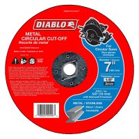 (image for) Diablo DBD070125L01F Cut-Off Wheel, 7 in Dia, 1/8 in Thick, Aluminum Oxide Abrasive, 5/8 in Arbor