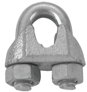 (image for) Baron 260-1 Wire Rope Clip, Malleable Iron, Galvanized