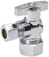 (image for) Southland 190-032HC Stop Valve, 5/8 x 3/8 in Connection, Compression, 125 psi Pressure, Brass Body