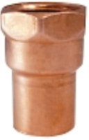 (image for) Elkhart Products 103 Series 30150 Pipe Adapter, 3/4 in, Sweat x FNPT, Copper