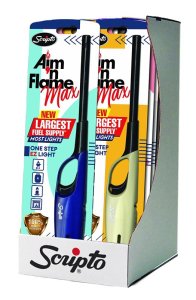 (image for) Scripto Aim 'n Flame MAX BGM19-1/12CD Utility Lighter, Assorted