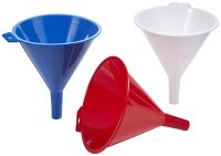 (image for) Arrow Plastic 12302 Funnel, 16 oz Capacity, Large Spout, Plastic