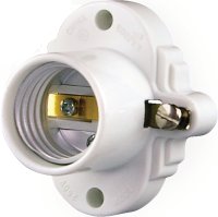 (image for) Eaton Wiring Devices S752WSP Cleat Socket, 250 V, 660 W, White