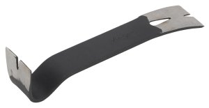 (image for) Vulcan JLO-0193L Mini Utility Pry Bar, 6.625 in L, V-Shape Tip, 1.25 in Tip, Steel, 1.25 in W