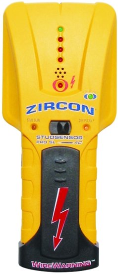 (image for) Zircon StudSensor Series 69585 Stud Finder, 9 V Battery, 19 mm Detection, Detectable Material: Metal/Wood