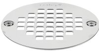 (image for) Oatey 42358 Screw-Tite Strainer, Stainless Steel, For: 4 in Snap in Drains and 2 in or 3 in General-Purpose Drains