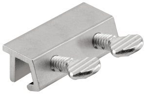 (image for) Prime-Line U 10679 Patio Door Lock, Aluminum, Aluminum, 3/16, 1/8, 1/4 in Thick Door