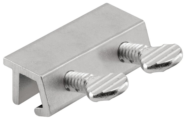 (image for) Prime-Line U 10679 Patio Door Lock, Aluminum, Aluminum, 3/16, 1/8, 1/4 in Thick Door